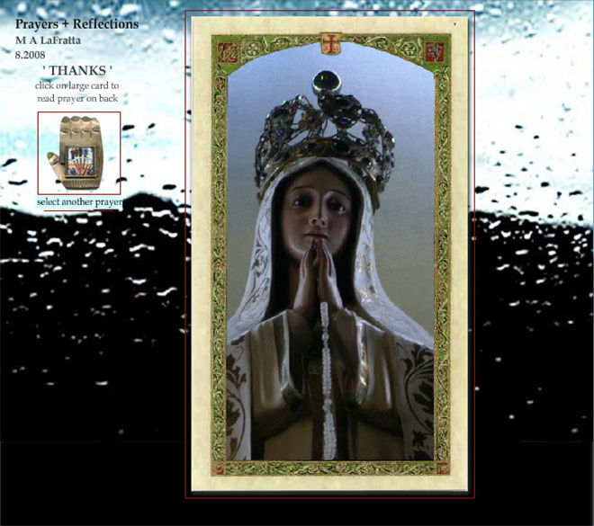 prayers and reflections navigation